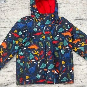 The Children's Place Multicolor Dinosaur Print Puffer Jacket